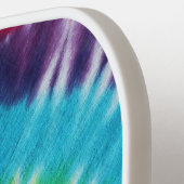 Aangepaste foto voor regenboogspiraal pickleball paddle (Links Detail)