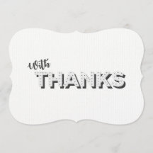 Aangepaste foto voor /Retro-stijl "met Bedankt"