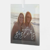 Aangepaste foto voor selectiekader voor script glas ornament (Voorkant links)