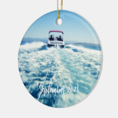 Aangepaste foto voor sportsnelheid in water keramisch ornament (Links)