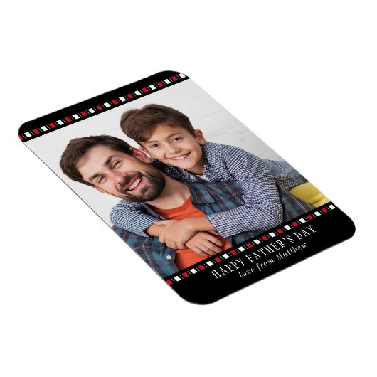 Aangepaste foto voor vaderdag Moderne Aangepast Magneet (Rechterzijde)