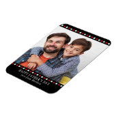 Aangepaste foto voor vaderdag Moderne Aangepast Magneet (Linkerzijde)