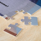 Aangepaste foto voor vaders legpuzzel (Zijkant)