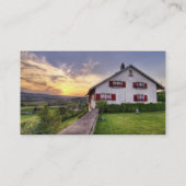 Aangepaste foto voor zakelijk onroerend goed kleur visitekaartje (Achterkant)