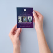 Aangepaste foto voor zakelijke Logo - Minimale pro Flyer (Hand)