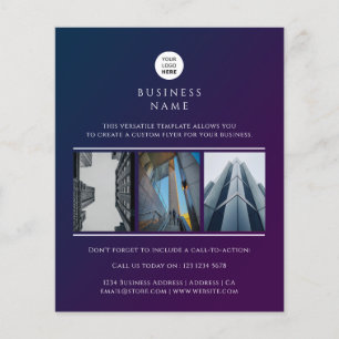 Aangepaste foto voor zakelijke Logo - Minimale pro Flyer