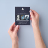 Aangepaste foto voor zakelijke Logo - Minimale pro Flyer (Hand)