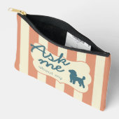 Aangepaste foto Vraag me over mijn hond Poodle Etui (Open)