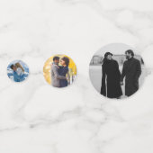 Aangepaste foto Vrijgezellenfeest Confetti Decor (Achterkanten)