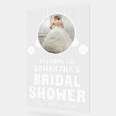 Aangepaste Foto Vrijgezellenfeest Welkom Acryl Bord (Hoek)