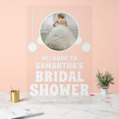 Aangepaste Foto Vrijgezellenfeest Welkom Acryl Bord (Huwelijk)