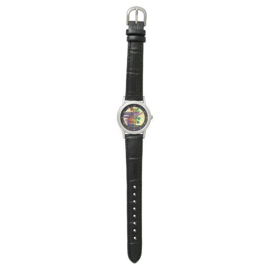 Aangepaste foto Vrouwen horloge met Afbeelding (Vlak)