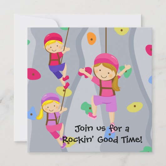 Aangepaste foto Wall Birthday Invitation Kaart (Voorkant)