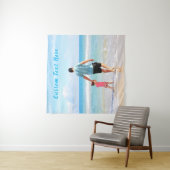 Aangepaste Foto Wandtapijt Gepersonaliseerde Tekst Wandkleed (In situ)