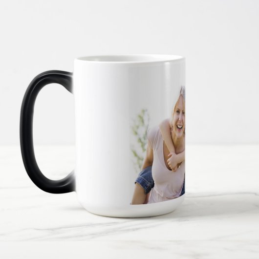 Aangepaste foto-warmtegevoelige Mok voor morphing (Links)