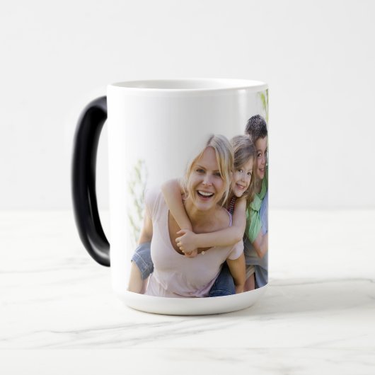 Aangepaste foto-warmtegevoelige Mok voor morphing (Voorkant links)