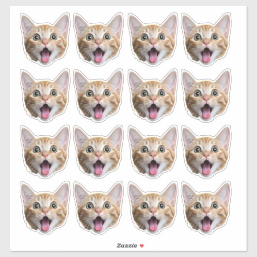 Aangepaste foto waterdichte vinyl Stickers (Vel)