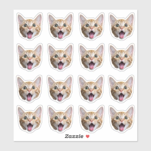 Aangepaste foto waterdichte vinyl Stickers (Vel)