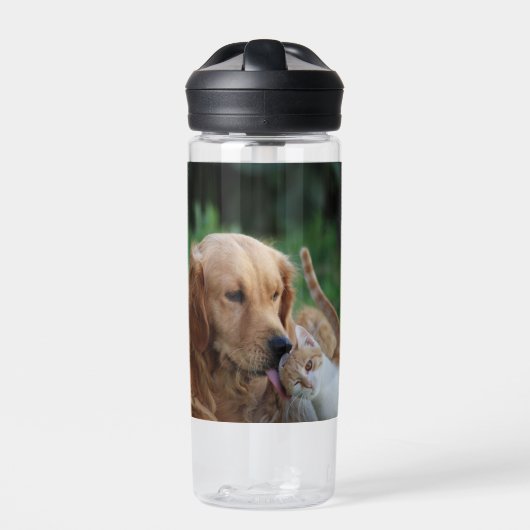 Aangepaste foto waterfles (Voorkant)