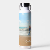 Aangepaste foto-waterflesje Uw foto's en tekst Waterfles (Voorkant)