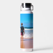 Aangepaste foto-waterflesje Uw huisdieren Fotofoto Waterfles (Achterkant)