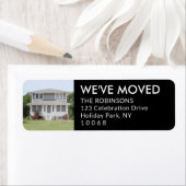 Aangepaste foto We hebben zwart, nieuw retouradres Etiket (Insitu)