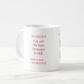 Aangepaste foto - We houden van mammie-mokken Koffiemok (Voorkant links)