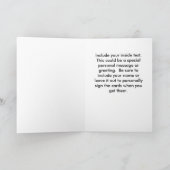 Aangepaste foto-Wenskaarten Kaart (Binnen)