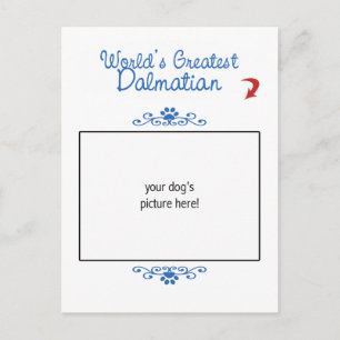 Aangepaste foto! Wereld grootste Dalmatiaan Briefkaart