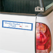 Aangepaste foto! Wereld grootste juk Bumpersticker (Op Truck)