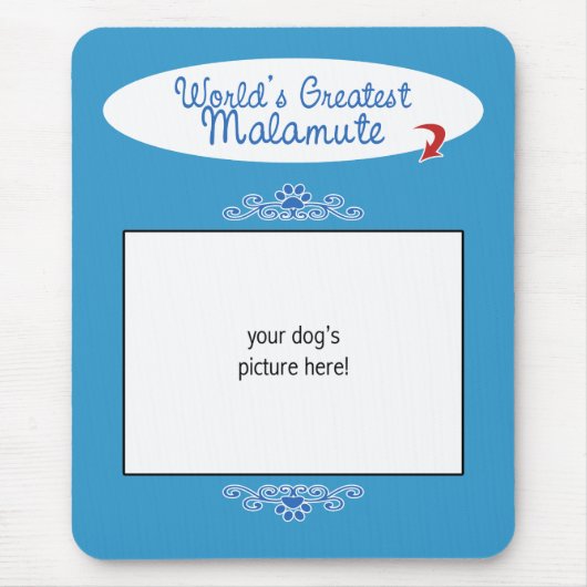 Aangepaste foto! Wereld het grootste misverstand Muismat (Voorkant)