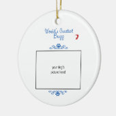 Aangepaste foto! Wereldwijd de grootste bug Keramisch Ornament (Links)