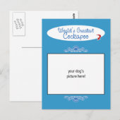 Aangepaste foto! Wereldwijd de grootste Cockapoo Briefkaart (Voorkant / Achterkant)