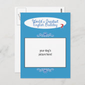 Aangepaste foto! Wereldwijd de grootste Engelse bu Briefkaart (Voorkant / Achterkant)