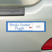 Aangepaste foto! Wereldwijde hoek Bumpersticker (Op auto)
