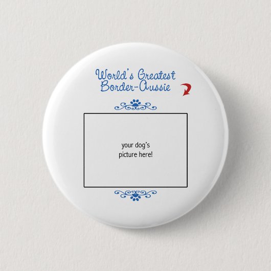 Aangepaste foto! Werken met de grootste grens-Azië Ronde Button 5,7 Cm (Voorkant)