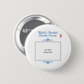 Aangepaste foto! Werken met de grootste grens-Azië Ronde Button 5,7 Cm (Voorkant /achterkant)