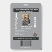 Aangepaste foto-werknemerspas bedrijfsbeveiliging  badge (Voorzijde)