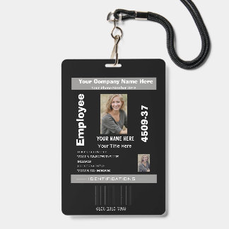 Aangepaste foto-werknemerspas bedrijfsbeveiliging badge