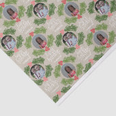 Aangepaste foto Whimsical kerstfeestdag groet Tissuepapier (Detail)