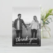 Aangepaste foto White Lijst Bedankt (Staand voorkant)