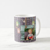 Aangepaste foto Wicker Fairy Jar String Lights Koffiemok (Voorkant rechts)