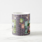 Aangepaste foto Wicker Fairy Jar String Lights Koffiemok (Center)