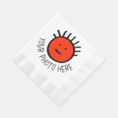 Aangepaste foto witte LUNCH PAPieren servetten sja (Hoek)