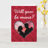 Aangepaste foto  word je mijne Valentijn Kaart (Gele Bloem)