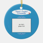 Aangepaste foto! Worlds Greatest Schnole Keramisch Ornament (Voorkant)