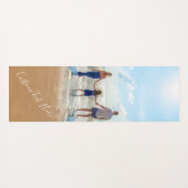 Aangepaste Foto Yoga Mat met Gepersonaliseerde Tek (Achterkant (horizontaal))