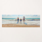 Aangepaste Foto Yoga Mat met Gepersonaliseerde Tek (Voorkant (horizontaal))