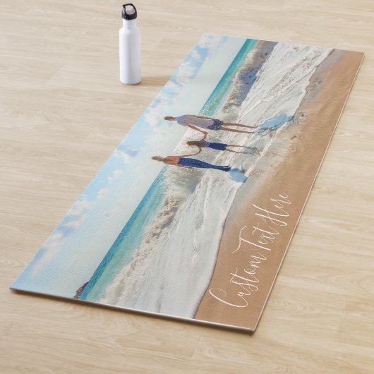 Aangepaste Foto Yoga Mat met Gepersonaliseerde Tek (In situ)