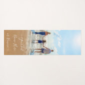 Aangepaste foto Yoga Mat met Tekst (Achterkant (horizontaal))